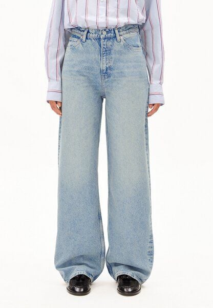 ARMEDANGELS ENIJAA Damen Wide Leg Jeans aus recyceltem Baumwoll-Mix von ARMEDANGELS