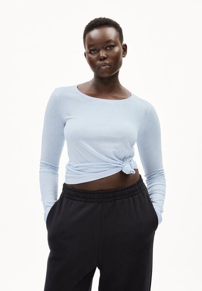 ARMEDANGELS ENRICCAA SOFT - Damen Longsleeve Slim Fit aus Bio-Baumwolle von ARMEDANGELS