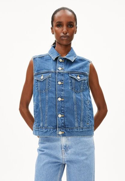 ARMEDANGELS ERSAA - Damen Jeansweste aus recycelter Baumwolle ARMEDANGELS ERSAA - Damen Jeansweste aus recycelter Baumwolle von ARMEDANGELS