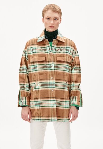 ARMEDANGELS FAADEY CHECK - Damen Overshirt Oversized Fit aus Bio-Baumwoll Mix von ARMEDANGELS