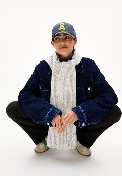 ARMEDANGELS FAARLO TWEED Unisex Schal aus recyclem Bio-Woll Mix von ARMEDANGELS