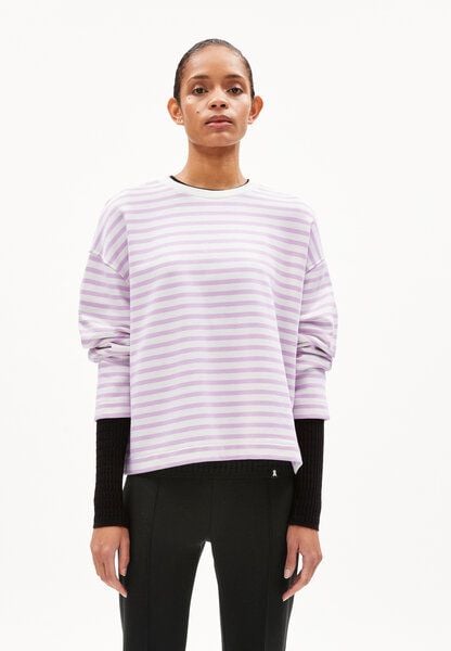 ARMEDANGELS FRANKAA MAARLEN STRIPE SWEAT - Damen Sweatshirt aus Bio-Baumwolle von ARMEDANGELS