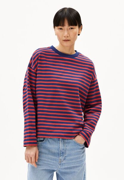 ARMEDANGELS FRANKAA MAARLEN STRIPE SWEAT - Damen Sweatshirt aus Bio-Baumwolle von ARMEDANGELS