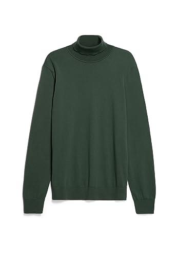 ARMEDANGELS GLAANUS - Herren XL Boreal Green Strick Pullover Mock-Ausschnitt Regular Fit von ARMEDANGELS