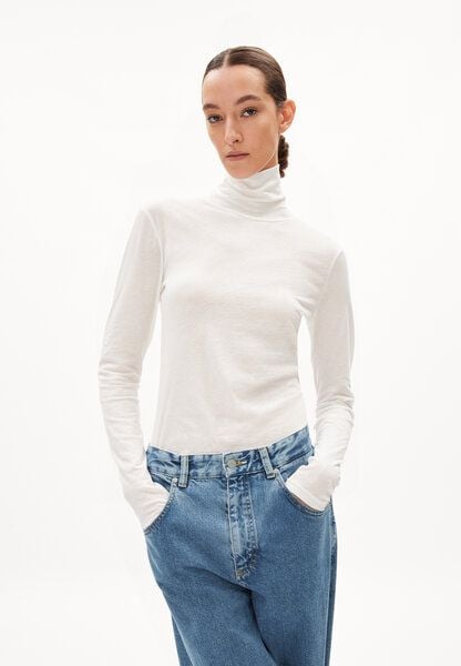 ARMEDANGELS GRAZILIAA SOFT - Damen Longsleeve Slim Fit aus Bio-Baumwolle von ARMEDANGELS