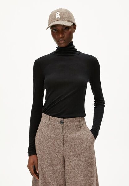 ARMEDANGELS GRAZILIAA WOOL BLEND - Damen Longsleeve Slim Fit aus Bio-Woll Mix von ARMEDANGELS