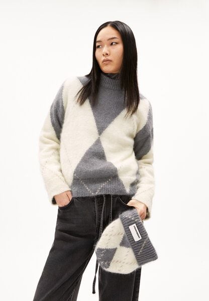 ARMEDANGELS GWYNEIRAA ARGYLE - Damen Pullover Loose Fit aus Mohair-Woll Mix von ARMEDANGELS