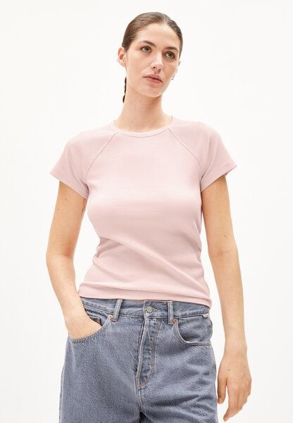 ARMEDANGELS HANJAA - Damen Ripp-T-Shirt aus Bio-Baumwoll Mix von ARMEDANGELS