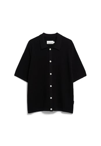 ARMEDANGELS Herren Cardigan aus Bio-Baumwolle EDUAARDO Regular Fit Black von ARMEDANGELS