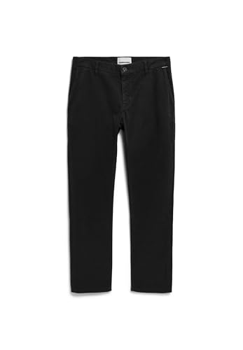 ARMEDANGELS Herren Chino Hose aus Bio-Baumwoll Mix AASTER Regular Fit Black von ARMEDANGELS