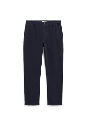 ARMEDANGELS Herren Chino Hose aus Bio-Baumwoll Mix AASTER Regular Fit Night Sky von ARMEDANGELS