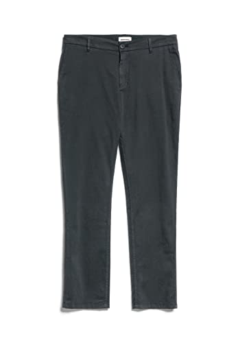 ARMEDANGELS Herren Chino Hose aus Bio-Baumwoll Mix AATHAN Regular Fit Graphite von ARMEDANGELS