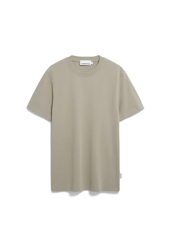 ARMEDANGELS Herren Heavyweight T-Shirt aus recyceltem Baumwoll Mix MAARKOS Relaxed Fit Light Sage von ARMEDANGELS