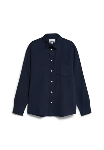 ARMEDANGELS Herren Hemd Relaxed Fit aus Bio-Baumwolle DAANIL Relaxed Fit Night Sky von ARMEDANGELS