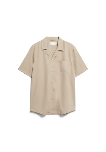 ARMEDANGELS Herren Hemd aus Leinen-Mix LOVAAR LINO Relaxed Fit Sand Stone von ARMEDANGELS