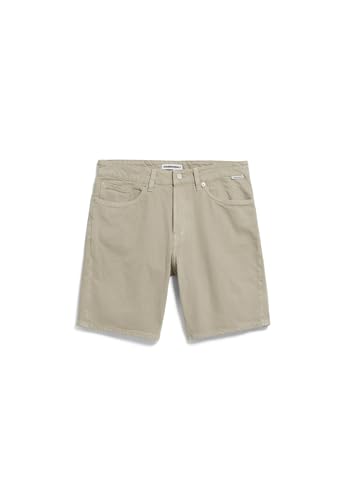 ARMEDANGELS Herren Jeans Shorts aus recycelter Baumwolle AARVO Regular Fit Sand Stone von ARMEDANGELS