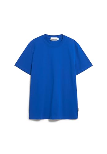 ARMEDANGELS Herren Heavyweight T-Shirt aus recyceltem Baumwoll Mix MAARKOS Relaxed Fit Dynamo Blue von ARMEDANGELS