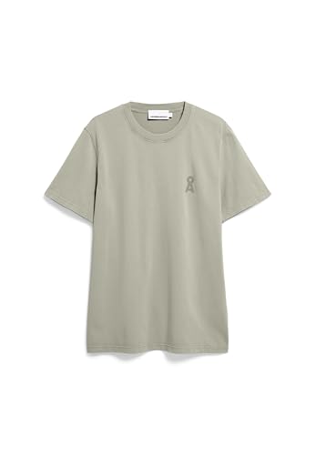ARMEDANGELS Herren Midweight T-Shirt aus Bio-Baumwolle MAARKOS GMT DYE Relaxed Fit Seagreen Washed von ARMEDANGELS