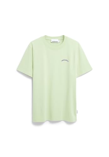 ARMEDANGELS Herren Midweight T-Shirt aus recyceltem Baumwoll Mix MAARKOS Relaxed Fit Green Ash von ARMEDANGELS