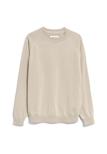 ARMEDANGELS Herren Pullover Regular Fit aus Bio-Baumwolle JAAIRO Regular Fit Sand Stone von ARMEDANGELS