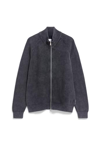 ARMEDANGELS Herren Pullover aus Bio-Baumwolle AARTYOM GMT DYE Regular Fit Black von ARMEDANGELS