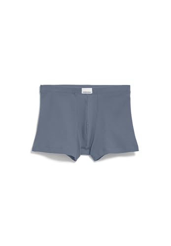 ARMEDANGELS Herren RIPP-Boxer aus Bio-Baumwoll Mix RICAARD Rib Fitted Blue Stone von ARMEDANGELS