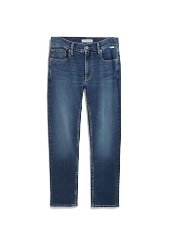 ARMEDANGELS Herren Slim Jeans recycelter Baumwoll Mix Comfort Stretch IAAN Slim Fit Coast von ARMEDANGELS
