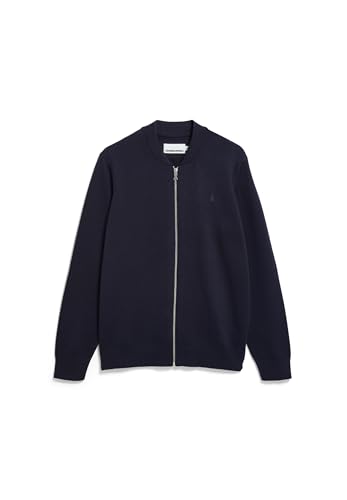 ARMEDANGELS Herren Cardigan aus Bio-Baumwolle AGAAMON Regular Fit Night Sky von ARMEDANGELS
