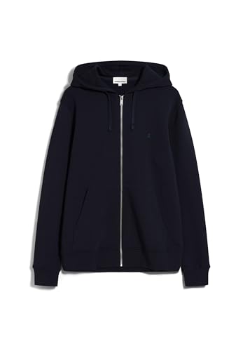 ARMEDANGELS Herren Sweatjacke aus Bio-Baumwoll Mix SAROMIAAN Comfort Regular Fit Night Sky von ARMEDANGELS
