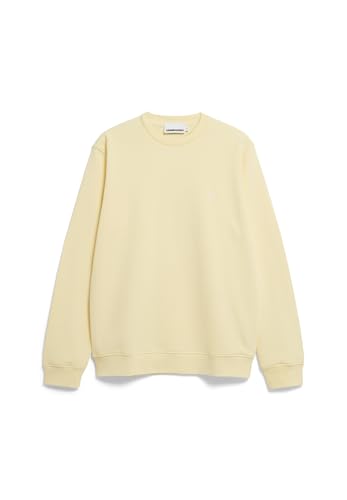 ARMEDANGELS Herren Sweatshirt aus recyceltem Baumwoll Mix BAARO Comfort Regular Fit Early Yellow von ARMEDANGELS