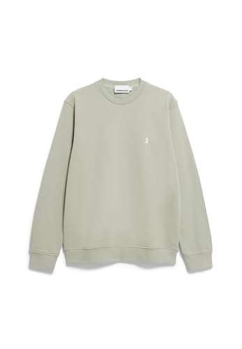 ARMEDANGELS Herren Sweatshirt aus recyceltem Baumwoll Mix BAARO Comfort Regular Fit Seagreen von ARMEDANGELS