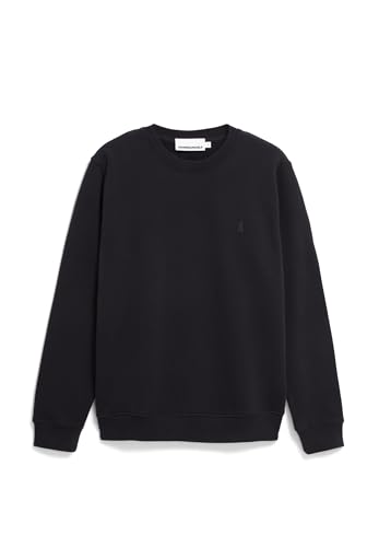 ARMEDANGELS Herren Sweatshirt aus Bio-Baumwolle BAARO Loop Regular Fit Black von ARMEDANGELS