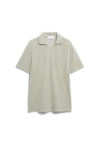 ARMEDANGELS Herren Sweatshirt aus Bio-Baumwolle MAARKOS Polo Terry Relaxed Fit Seagreen von ARMEDANGELS