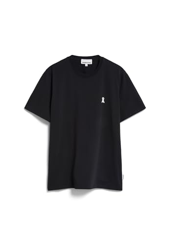 ARMEDANGELS Herren T-Shirt Relaxed Fit aus Bio-Baumwolle AADONI CHAANGE Relaxed Fit Black von ARMEDANGELS