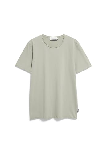 ARMEDANGELS Herren T-Shirt aus Bio-Baumwolle JAAMES Brushed T-Shirt Regular Fit Seagreen von ARMEDANGELS