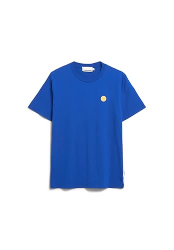 ARMEDANGELS Herren T-Shirt aus Bio-Baumwolle JAAMES Smile Regular Fit Dynamo Blue von ARMEDANGELS