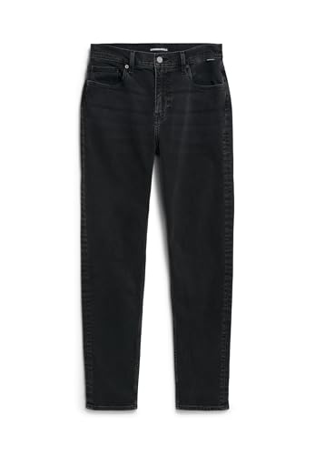 ARMEDANGELS Herren Tapered Jeans recycelter Baumwoll Mix Comfort-Stretch AARJO TARPA Regular Fit Black Washed Authentic von ARMEDANGELS