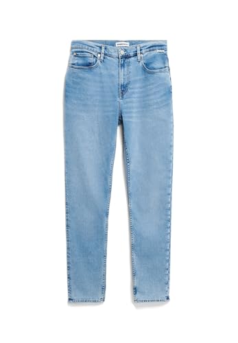ARMEDANGELS Herren Tapered Jeans recycelter Baumwoll Mix Comfort Stretch AARJO TARPA Regular Fit Cloud von ARMEDANGELS