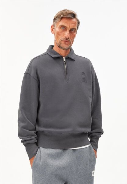 ARMEDANGELS ICONIC Å GMT DYE ZIP TROYER - Herren Sweatshirts aus Bio-Baumwolle von ARMEDANGELS