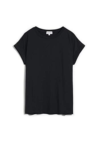 ARMEDANGELS IDAARA - Damen XS Black Shirts T-Shirt Rundhalsausschnitt Loose Fit von ARMEDANGELS
