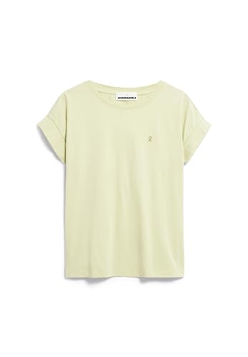 ARMEDANGELS IDAARA - Damen L Pastel Green Shirts T-Shirt Rundhalsausschnitt Loose Fit von ARMEDANGELS