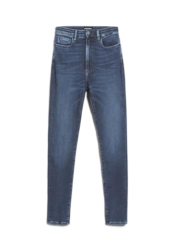 ARMEDANGELS INGAA X Stretch - Damen Skinny Fit High Waist Denim aus Bio-Baumwoll Mix 29/32 Galaxy Blue Denims / 5 Pockets Skinny Skinny Fit von ARMEDANGELS