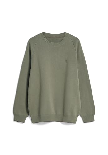 ARMEDANGELS JAAKOS - Herren M Cool Sage Strick Pullover Rundhalsausschnitt Regular Fit von ARMEDANGELS