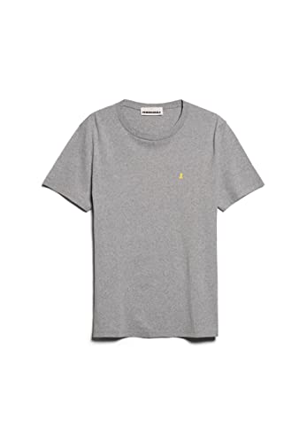 ARMEDANGELS JAAMES Classic - Herren L Used Grey Shirts T-Shirt Rundhalsausschnitt Regular Fit von ARMEDANGELS