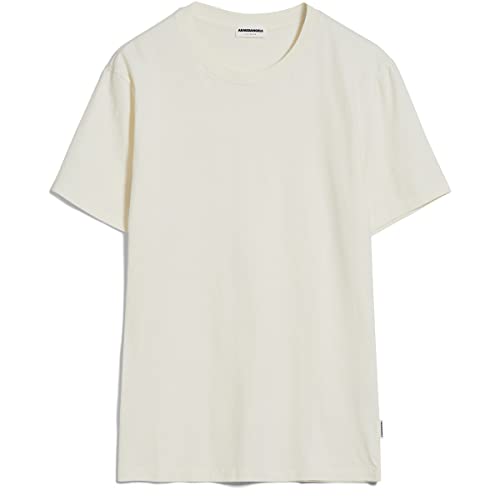 ARMEDANGELS JAAMES - Herren T-Shirt Regular Fit aus Bio-Baumwolle L Oatmilk Shirts T-Shirt Rundhalsausschnitt Regular Fit von ARMEDANGELS