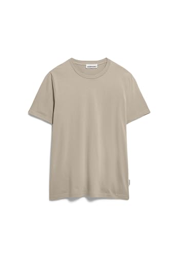 ARMEDANGELS Herren Regular T-Shirt aus Bio-Baumwolle JAAMES Regular Fit Sandstone von ARMEDANGELS