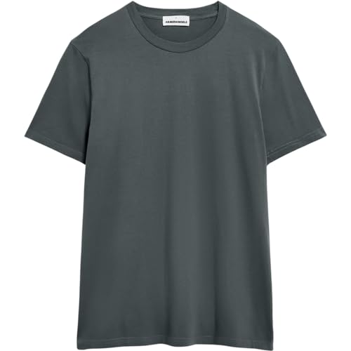ARMEDANGELS JAAMES - Herren L Space Steel Shirts T-Shirt Rundhalsausschnitt Regular Fit von ARMEDANGELS