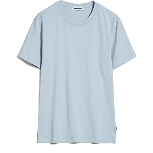 ARMEDANGELS JAAMES - Herren XXL Morning Sky Shirts T-Shirt Rundhalsausschnitt Regular Fit von ARMEDANGELS