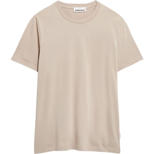 ARMEDANGELS JAAMES - Herren XL Sand Stone Shirts T-Shirt Rundhalsausschnitt Regular Fit von ARMEDANGELS