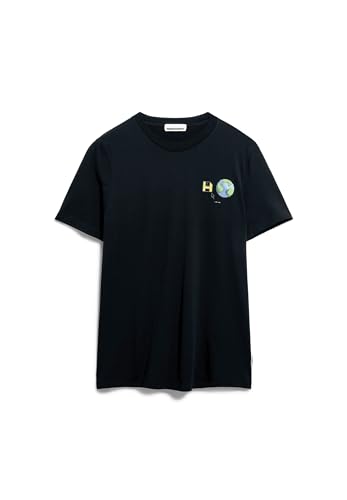 ARMEDANGELS JAAMES SAAVE - Herren M Black Shirts T-Shirt Rundhalsausschnitt Regular Fit von ARMEDANGELS